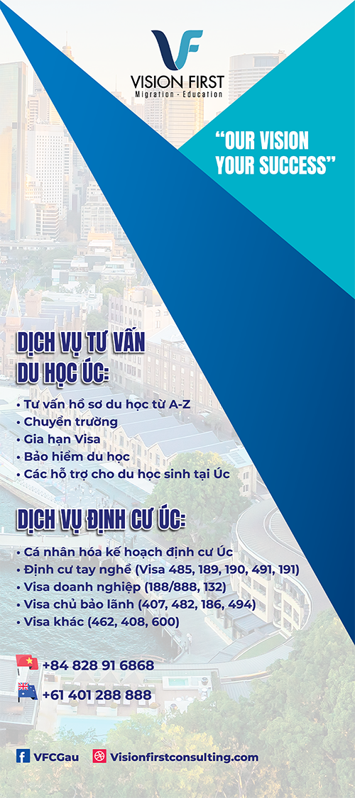 dịch vụ tư vấn du học úc - Vision First